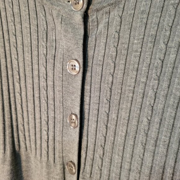 Bamboo Trader's XL Long Sleeve Cardigan Sweater Top Soft Knit - Picture 2 of 8